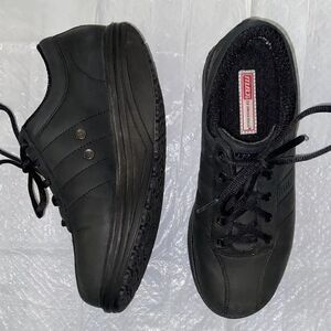 MBT Leather Black High Up Walking Comfort Men's Shoes Size 7.5 US Unisex